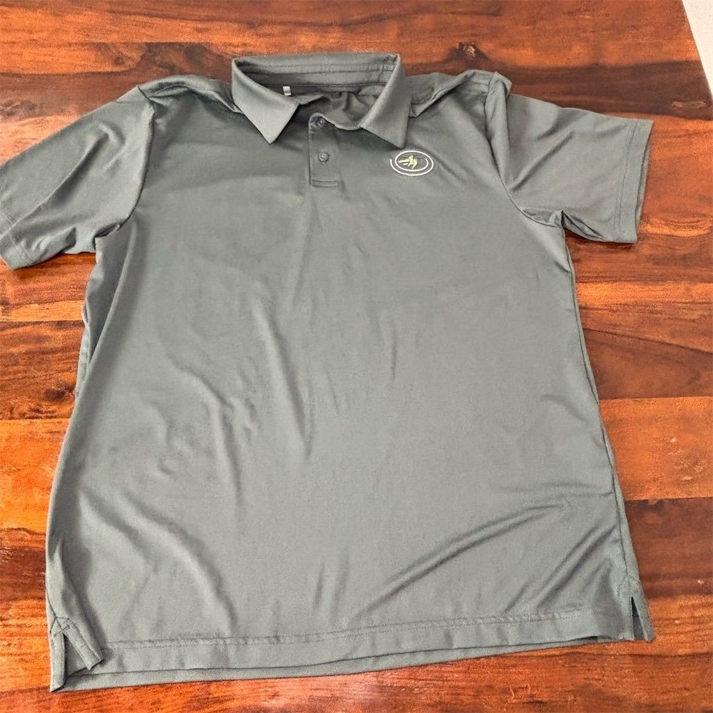 Under Armour Castle Pines Golf Men's Gray Polo Shirt Size L Short Sleeve